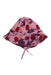 A Pink Sun Hats from Petit Bateau in size 3-6M for girl. (Front View)