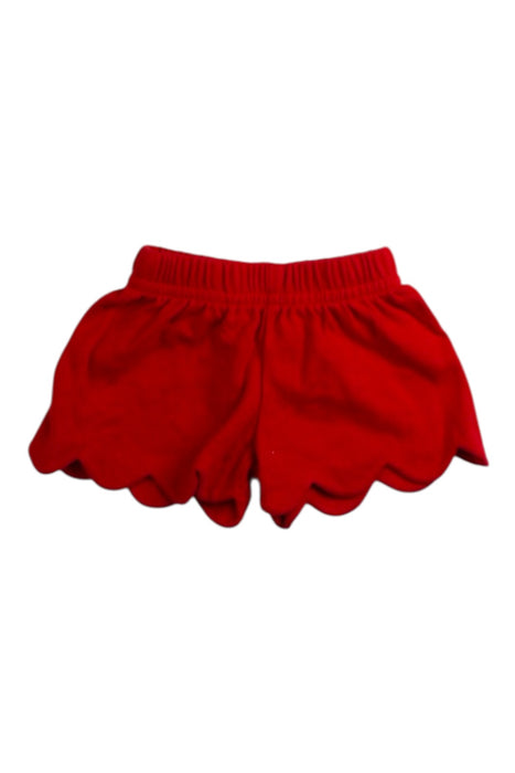 A Red Shorts from Shower Me With Love in size 0-3M for girl. (Front View)