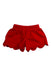 A Red Shorts from Shower Me With Love in size 0-3M for girl. (Front View)
