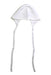 A White Winter Hats from Paz Rodriguez in size Newborn for girl. (Front View)
