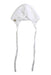 A White Winter Hats from Paz Rodriguez in size Newborn for girl. (Back View)