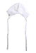 A White Winter Hats from Paz Rodriguez in size Newborn for girl. (Back View)