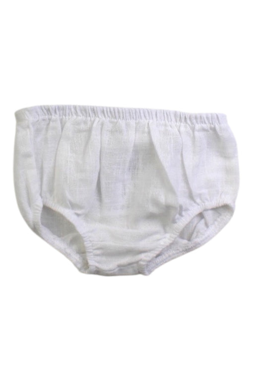 A White Bloomers from Mayoral in size 3-6M for girl. (Front View)