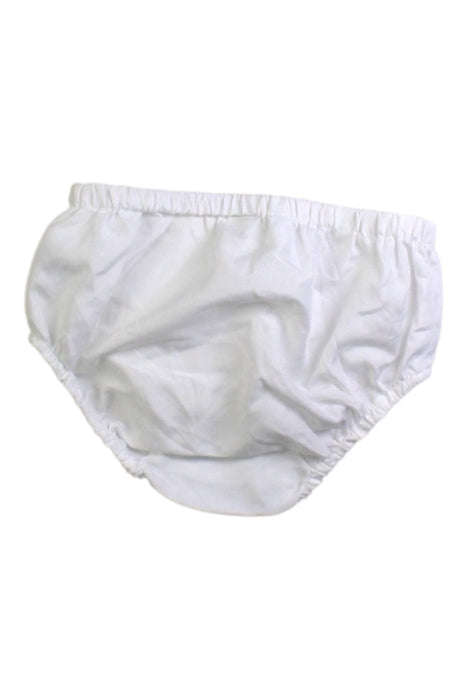 A White Bloomers from Janie & Jack in size 3-6M for neutral. (Back View)