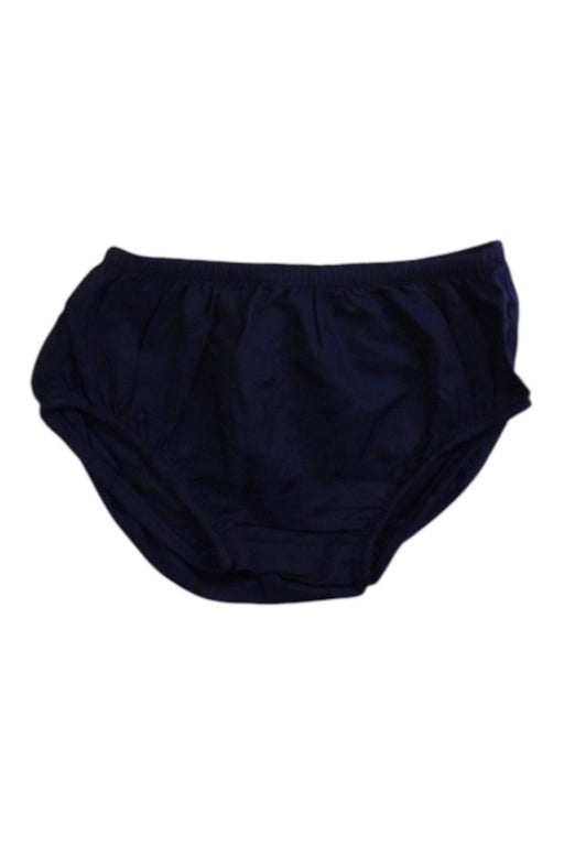 A Navy Bloomers from Janie & Jack in size 6-12M for neutral. (Front View)