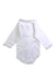 A White Long Sleeve Bodysuits from Babidu in size 0-3M for girl. (Back View)