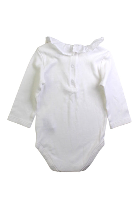 A White Long Sleeve Bodysuits from Janie & Jack in size 3-6M for girl. (Back View)