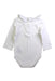 A White Long Sleeve Bodysuits from Janie & Jack in size 3-6M for girl. (Back View)
