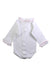 A White Long Sleeve Bodysuits from Babidu in size 3-6M for girl. (Back View)