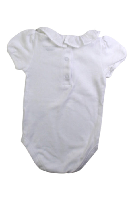 A White Short Sleeve Bodysuits from Janie & Jack in size 0-3M for girl. (Back View)