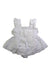 A White Sleeveless Dresses from Nicholas & Bears in size 3-6M for girl. (Front View)