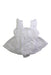 A White Sleeveless Dresses from Nicholas & Bears in size 3-6M for girl. (Back View)