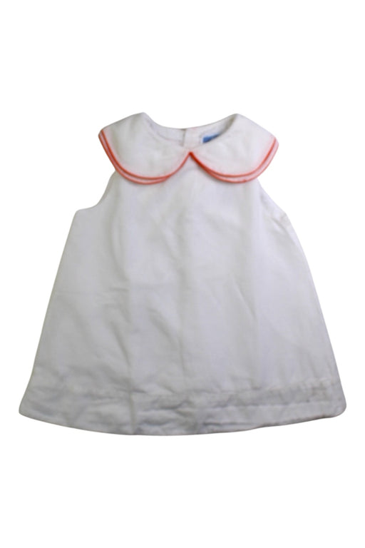 A White Sleeveless Dresses from Jacadi in size 6-12M for girl. (Front View)