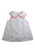 A White Sleeveless Dresses from Jacadi in size 6-12M for girl. (Front View)