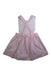 A Pink Sleeveless Dresses from Janie & Jack in size 18-24M for girl. (Back View)