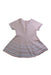 A Peach Short Sleeve Dresses from Janie & Jack in size 6-12M for girl. (Back View)