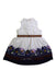 A White Sleeveless Dresses from Janie & Jack in size 3-6M for girl. (Back View)