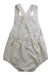A Ivory Sleeveless Rompers from Miranda in size 6-12M for girl. (Back View)