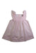 A Pink Sleeveless Dresses from Patachou in size 6-12M for girl. (Front View)
