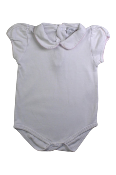 A White Short Sleeve Bodysuits from Kissy Kissy in size 12-18M for girl. (Front View)