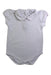 A White Short Sleeve Bodysuits from Kissy Kissy in size 12-18M for girl. (Front View)