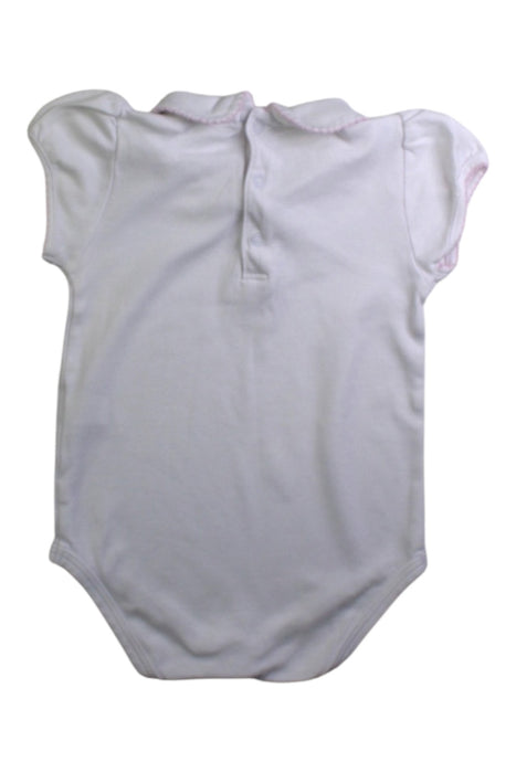 A White Short Sleeve Bodysuits from Kissy Kissy in size 12-18M for girl. (Back View)