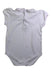 A White Short Sleeve Bodysuits from Kissy Kissy in size 12-18M for girl. (Back View)