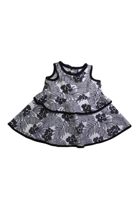 A Black Sleeveless Dresses from Janie & Jack in size 3-6M for girl. (Front View)