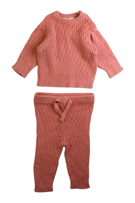 A Pink Pants Sets from Jessica Simpson in size 0-3M for girl. (Front View)