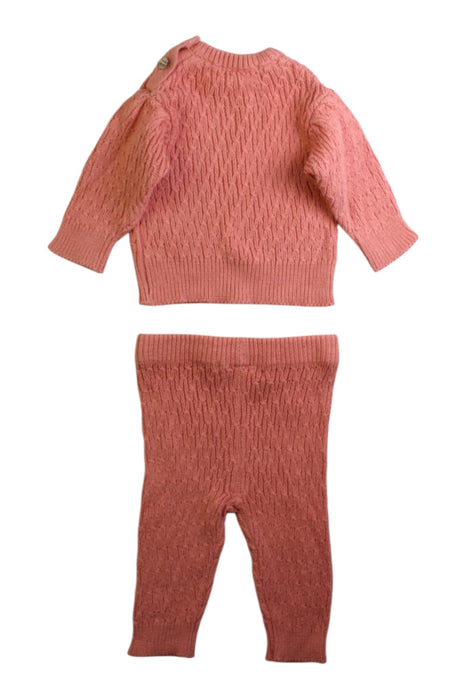 A Pink Pants Sets from Jessica Simpson in size 0-3M for girl. (Back View)