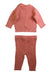 A Pink Pants Sets from Jessica Simpson in size 0-3M for girl. (Back View)