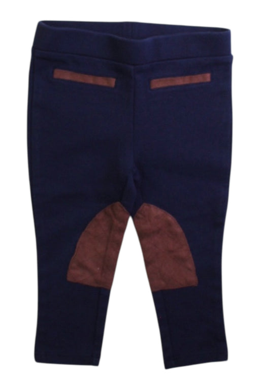 A Navy Casual Pants from Janie & Jack in size 6-12M for girl. (Front View)