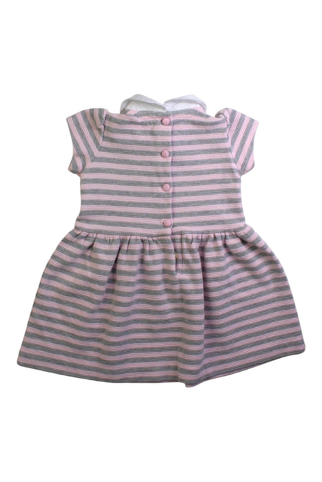 A Pink Short Sleeve Dresses from Ralph Lauren in size 3-6M for girl. (Back View)