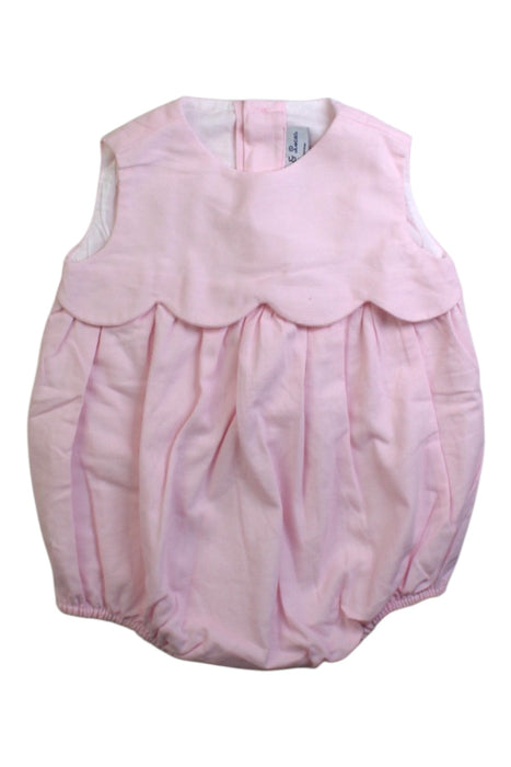 A Pink Sleeveless Rompers from Sophie & Lucas in size 3-6M for girl. (Front View)