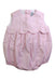 A Pink Sleeveless Rompers from Sophie & Lucas in size 3-6M for girl. (Front View)