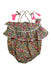 A Pink Sleeveless Rompers from Louise Misha in size 6-12M for girl. (Back View)