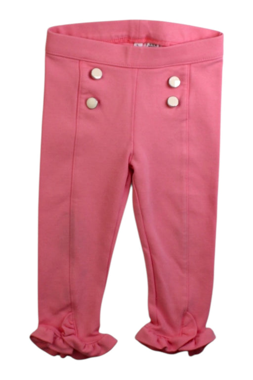 A Pink Leggings from Janie & Jack in size 12-18M for girl. (Front View)