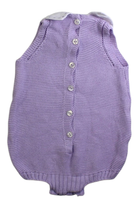 A Purple Sleeveless Rompers from Juliana in size Newborn for girl. (Back View)