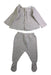 A Grey Pants Sets from Paz Rodriguez in size Newborn for girl. (Back View)