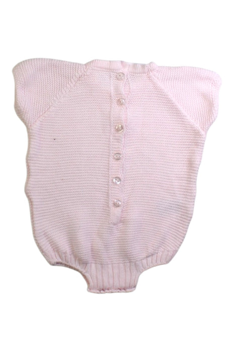 A Pink Short Sleeve Bodysuits from Juliana in size Newborn for girl. (Back View)