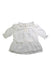 A White Long Sleeve Tops from Janie & Jack in size 3-6M for girl. (Front View)