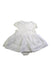 A White Short Sleeve Dresses from Nicholas & Bears in size 0-3M for girl. (Back View)