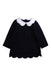 A Black Long Sleeve Dresses from Jacadi in size 3-6M for girl. (Front View)