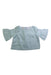 A Teal Long Sleeve Tops from Janie & Jack in size 6-12M for girl. (Front View)