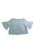 A Teal Long Sleeve Tops from Janie & Jack in size 6-12M for girl. (Back View)
