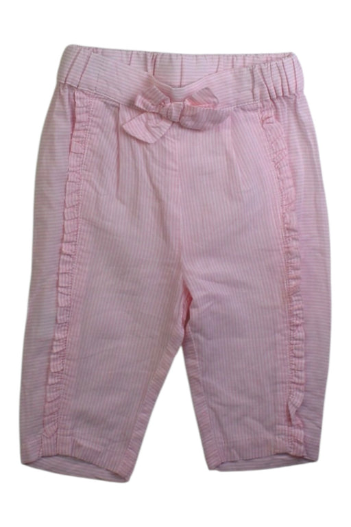A Pink Casual Pants from Patachou in size 6-12M for girl. (Front View)