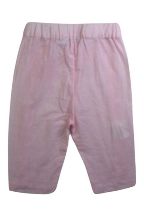 A Pink Casual Pants from Patachou in size 6-12M for girl. (Back View)