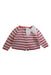 A Pink Cardigans from Nanos in size 6-12M for girl. (Front View)
