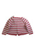 A Pink Cardigans from Nanos in size 6-12M for girl. (Back View)