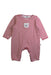 A Red Long Sleeve Rompers from Albetta in size 0-3M for neutral. (Front View)